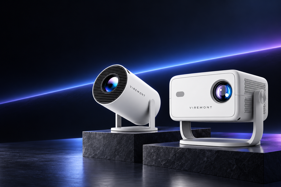 Viremont Cinema and Mini projectors on cinematic display