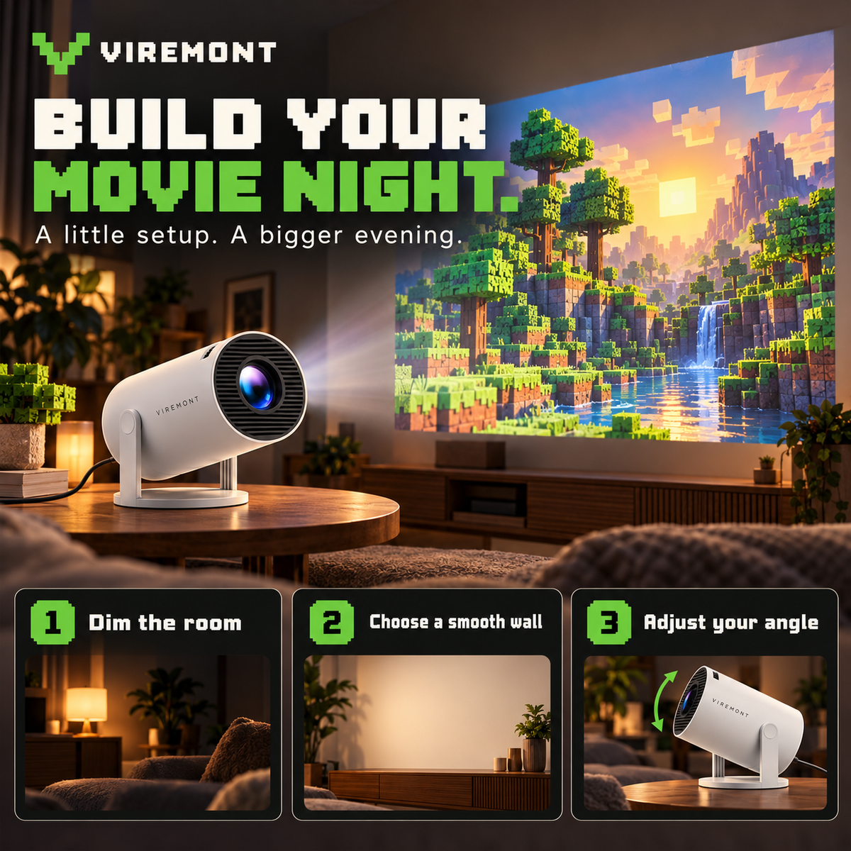 Viremont Mini – connections and viewing guide